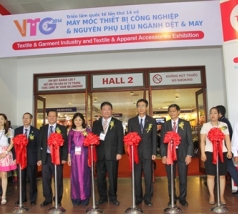 Khai mạc triển lãm quốc tế lần thứ 14 về máy móc, thiết bị ngành Công nghiệp Dệt và May – VTG 2014 